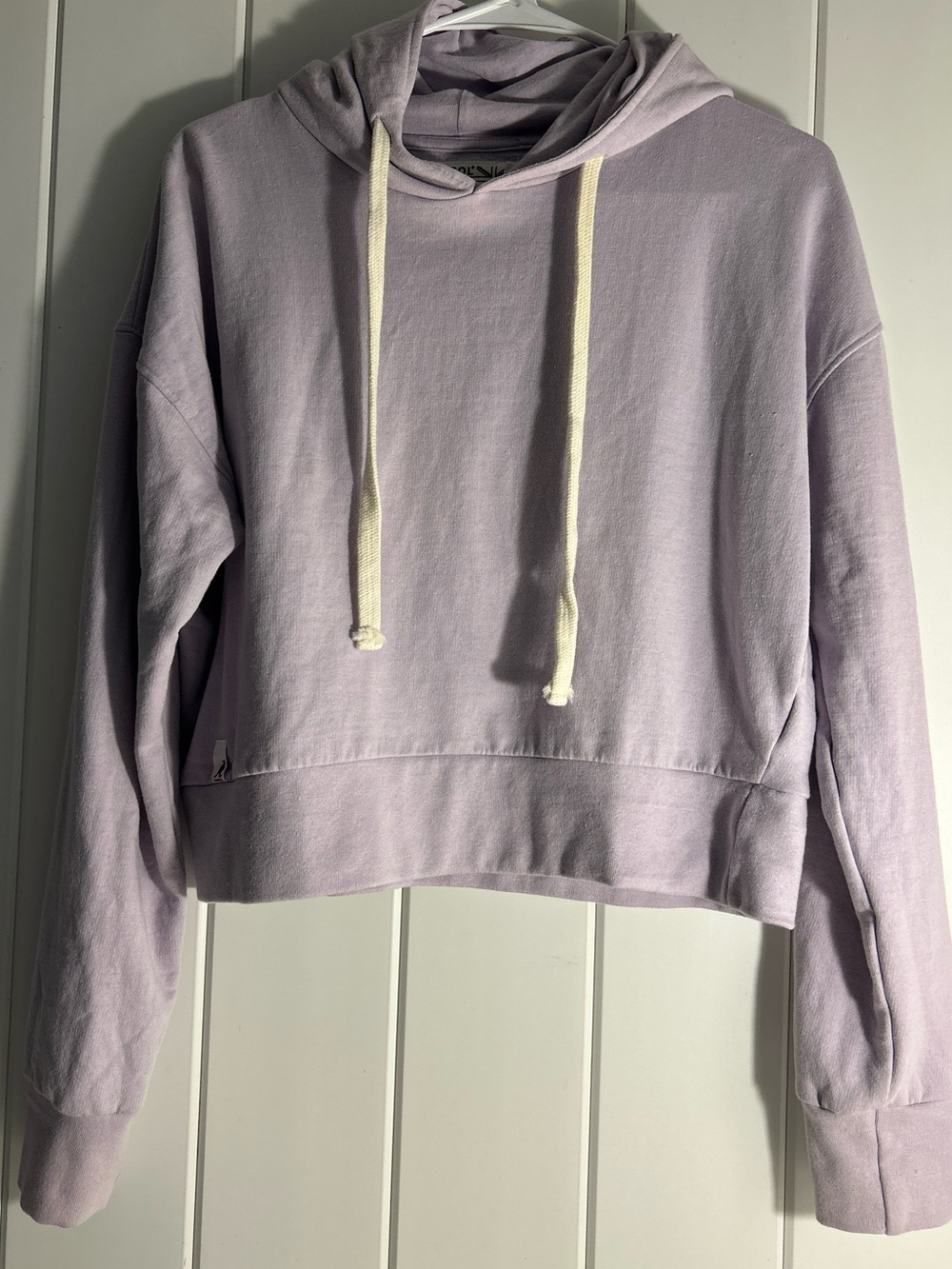 Kangol Pastels L women’s Large hoodie Lavender light purple crop top